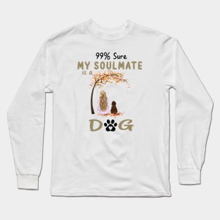 99% Sure My Soulmate Is A Dachshund Dog Lover Gift Long Sleeve T-Shirt